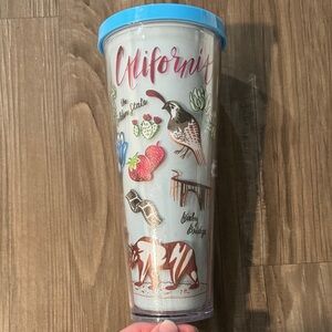 Starbucks California Tumbler with Blue Lid